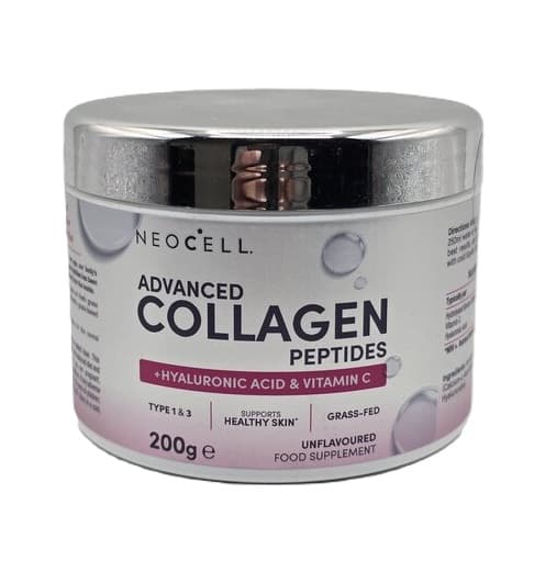 Neocell Advanced Collagen Peptides 200g Pulver – Neocell förpackning