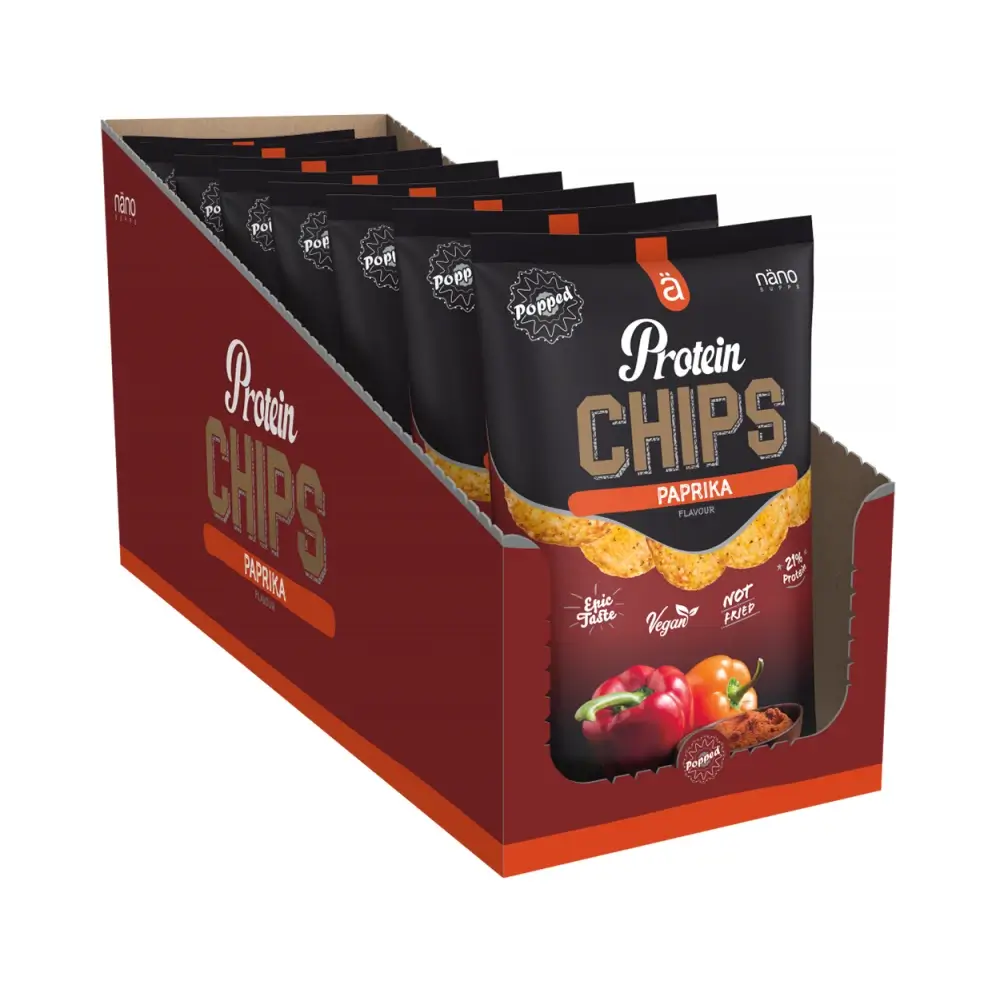 Nanosupps Protein Chips 8x40g – Nanosupps empaque