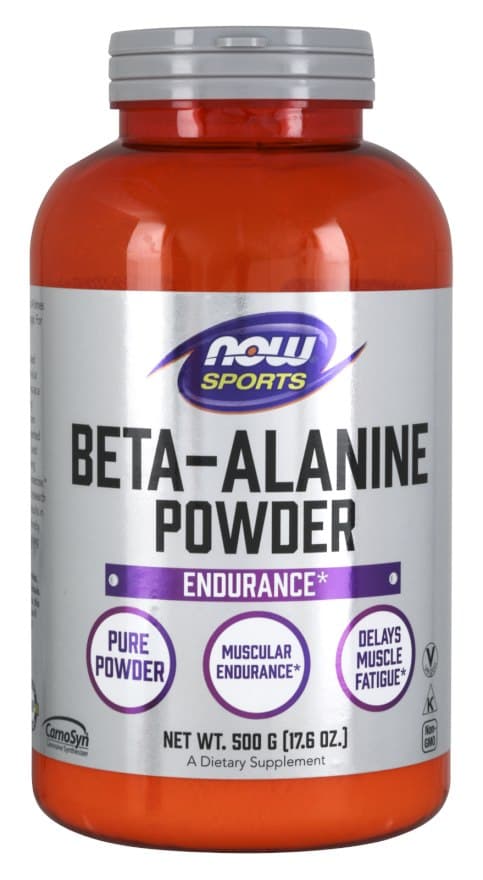 NOW Foods Beta-Alanine Pulver 500g – NOW Foods förpackning