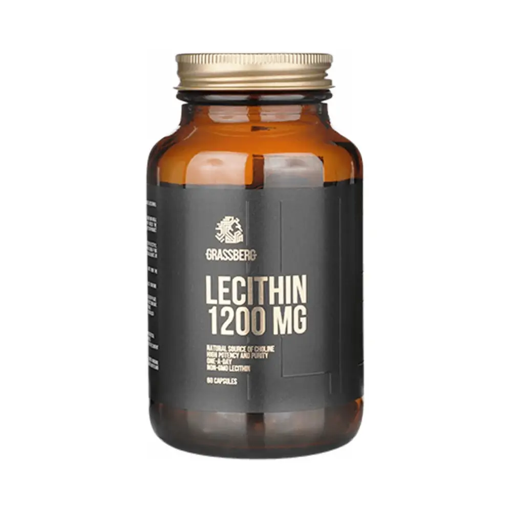 Grassberg Lecithin 1200mg - Osmakad – Grassberg förpackning