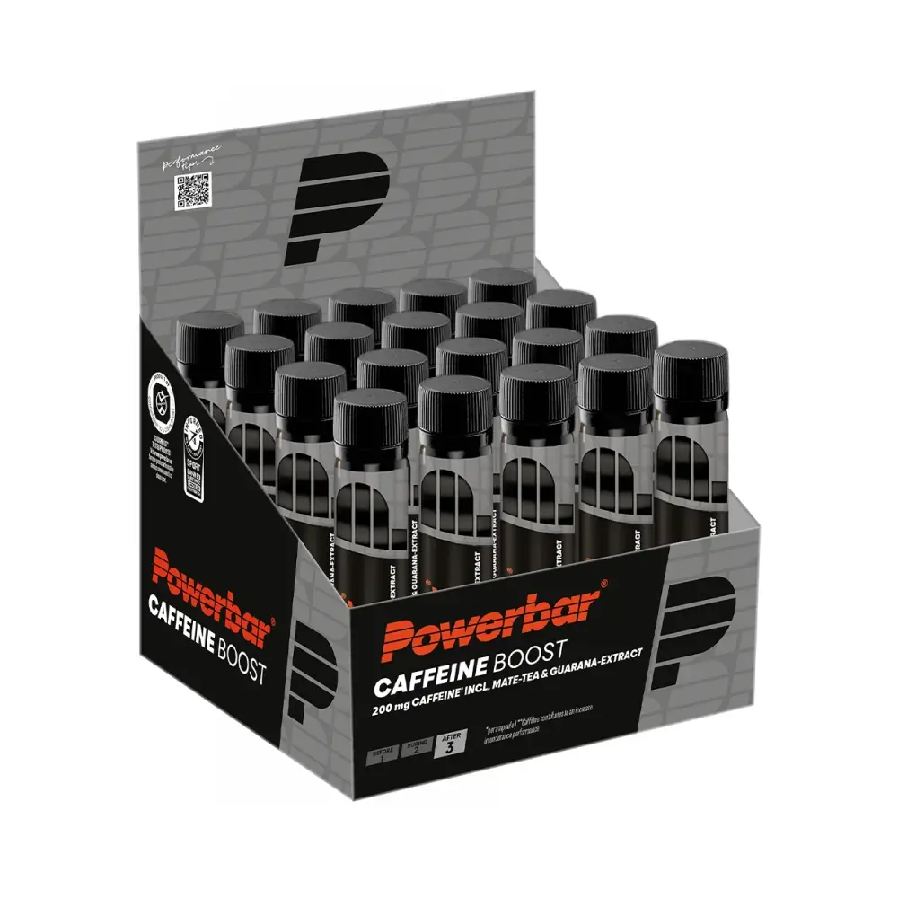 Powerbar Caffeine Boost 20X25ml – Energidryck med naturligt koffein – Powerbar förpackning