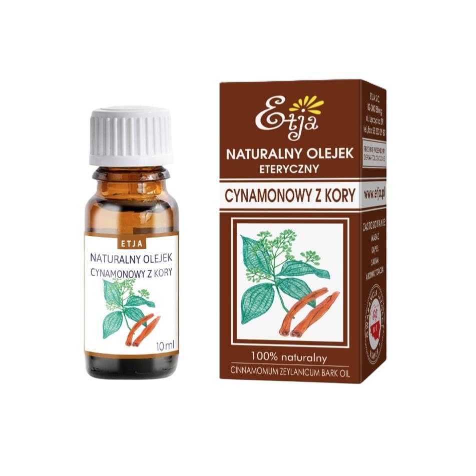Etja - Cinnamon Bark Essential Oil 10ml – Etja förpackning