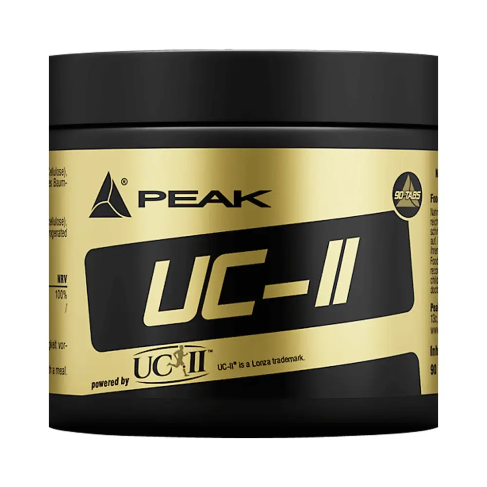 Peak Performance UC-II Kollagentillskott - Unflavoured - 50 Taggar – Peak Performance förpackning