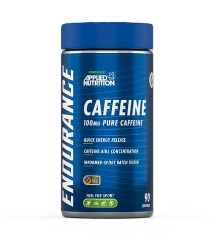 Applied Nutrition Endurance Caffeine 100mg - 90 vegetariska kapslar – Applied Nutrition förpackning