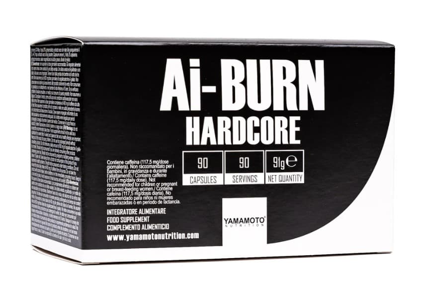 Yamamoto Nutrition - Ai-Burn Hardcore 90 kapslar – Yamamoto Research förpackning