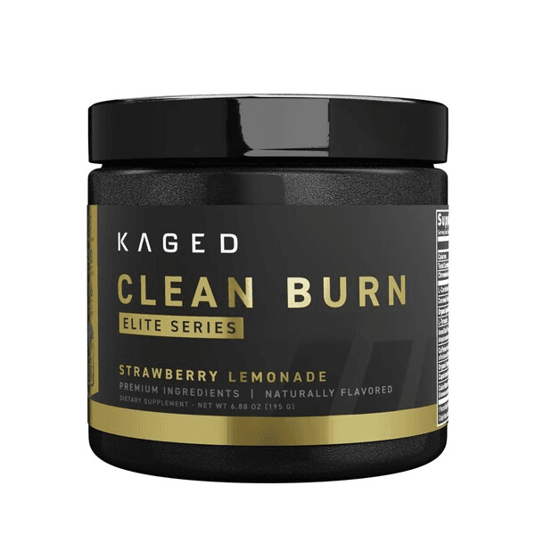 Kaged Muscle Clean Burn Powder 195g Limonade Fraise – Kaged Muscle emballage
