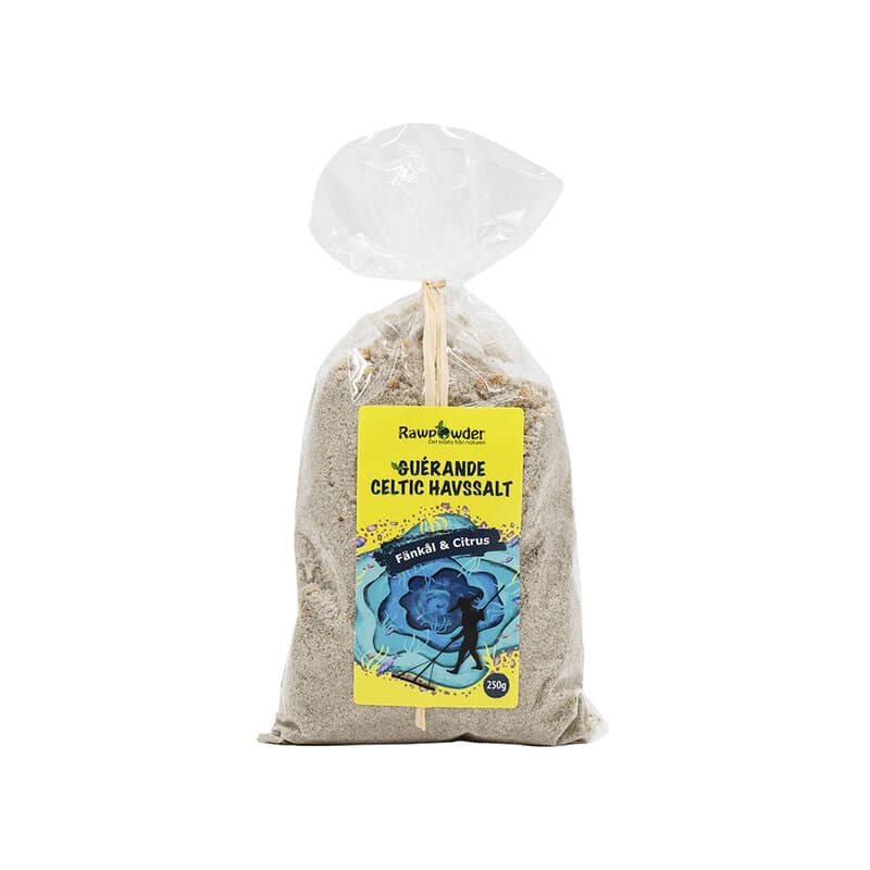 Guérande Celtic Sale Marino Finocchio & Agrumi 250g – Rawpowder confezione