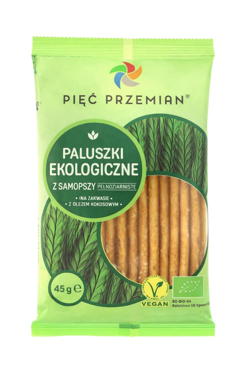 Pięć Przemian - Ekologiska Fullkorns Speltstavar – Pięć Przemian förpackning