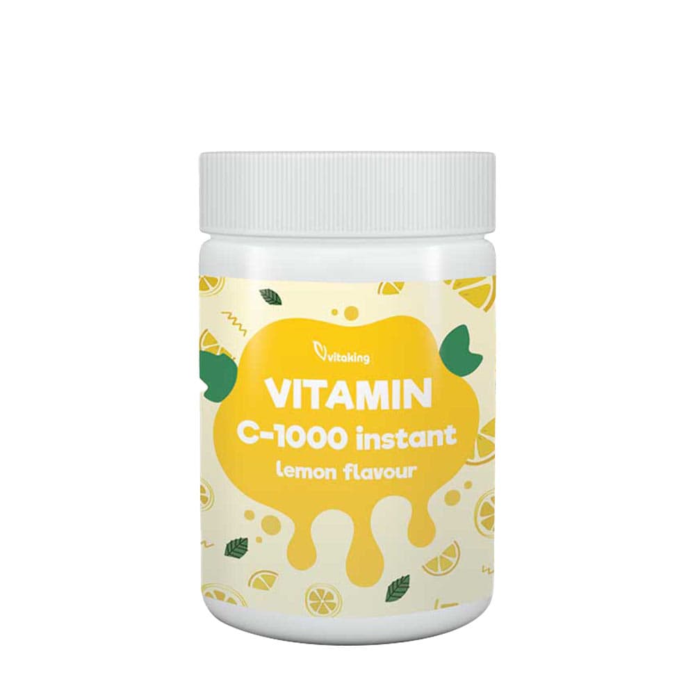 Vitaking Instant Supreme Vitamin C Pulver 200 g – Vitaking empaque