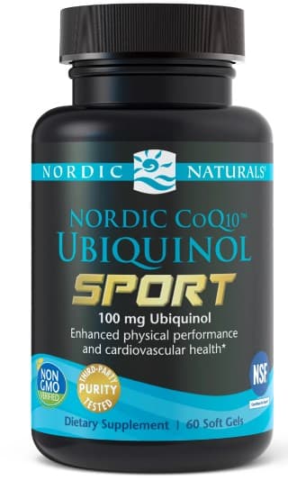 Nordic Naturals - Nordic CoQ10 Ubiquinol Sport - 30 kapslar – Nordic Naturals förpackning