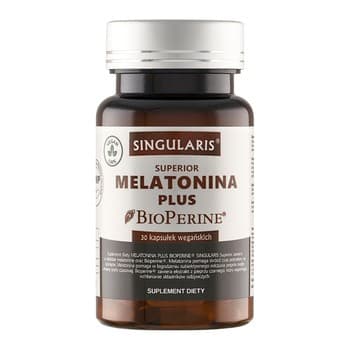 Singularis Melatonina plus 30 kapslar – Singularis förpackning