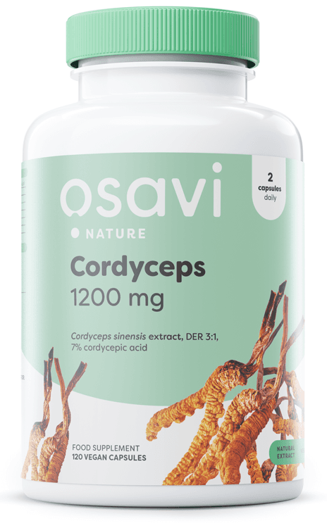 Osavi - Cordyceps 1200mg kapslar – Osavi förpackning