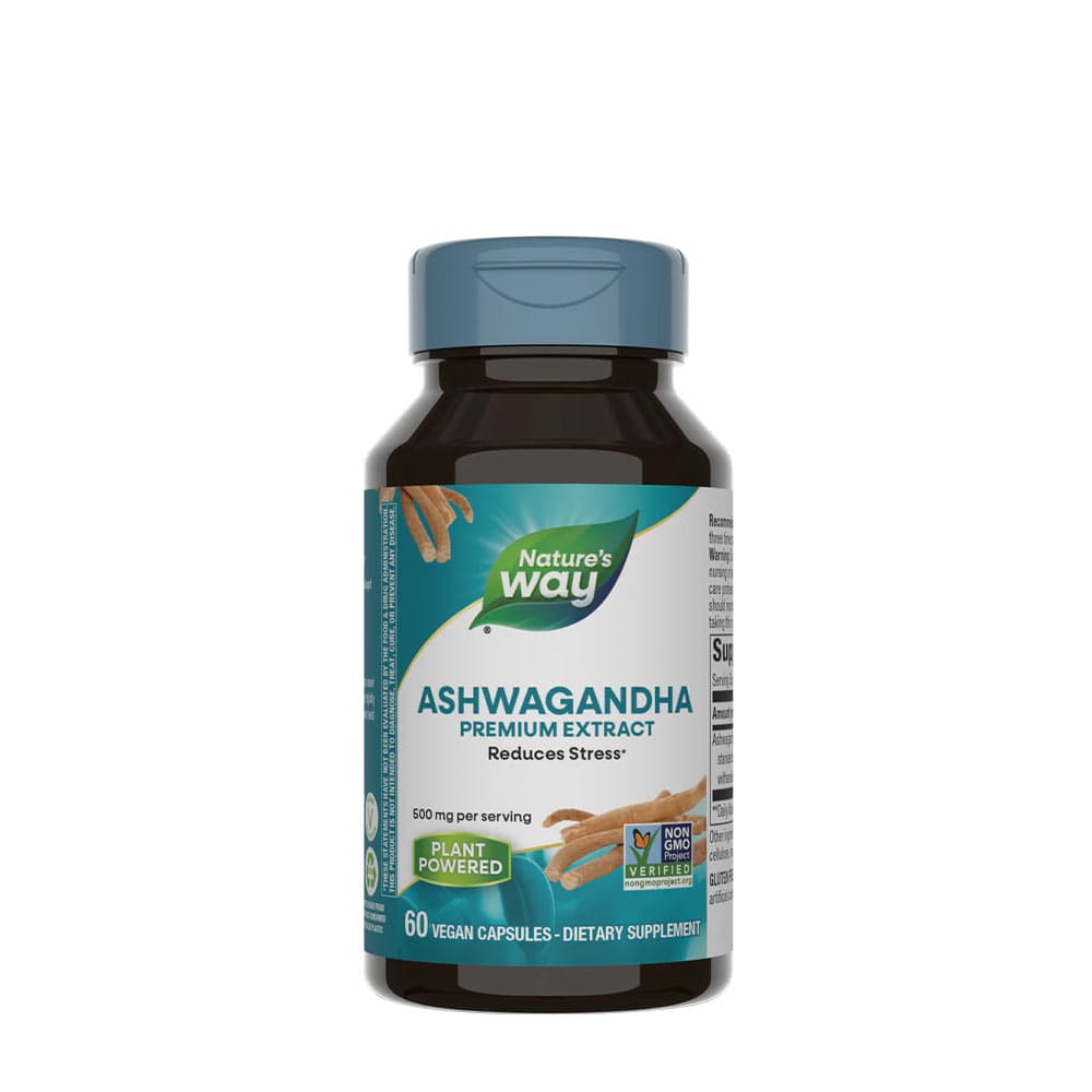 Nature's Way - Ashwagandha - 60 kapslar – Nature's Way förpackning
