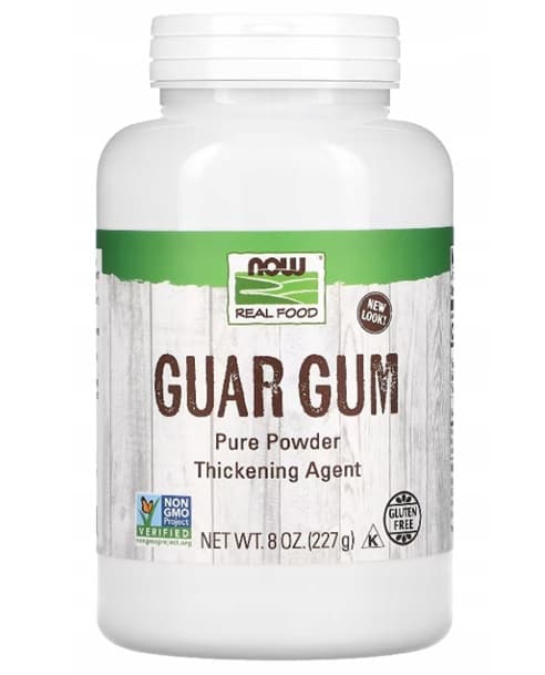 NOW Foods - Guar Gum - 227g – NOW Foods förpackning