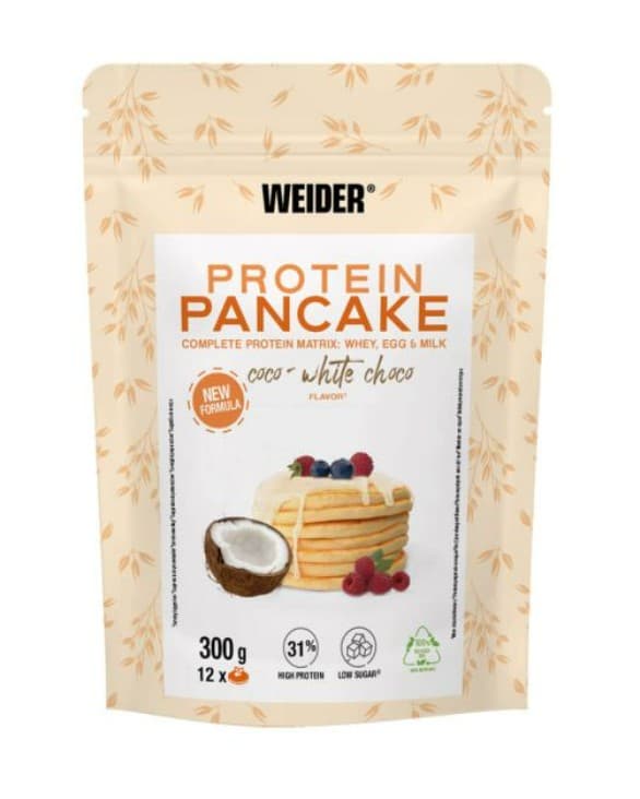 Weider - Protein Pancake - Coco-White Choco, 300g – Weider förpackning