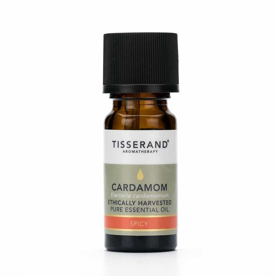 Tisserand Aromatherapy – Kardamomolja, etiskt skördad, 30ml – Tisserand Aromatherapy förpackning