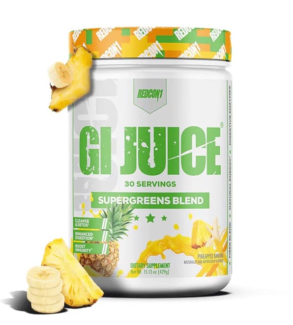Redcon1 GI Juice Supergreens Blend 400g Pulver – Redcon1 förpackning