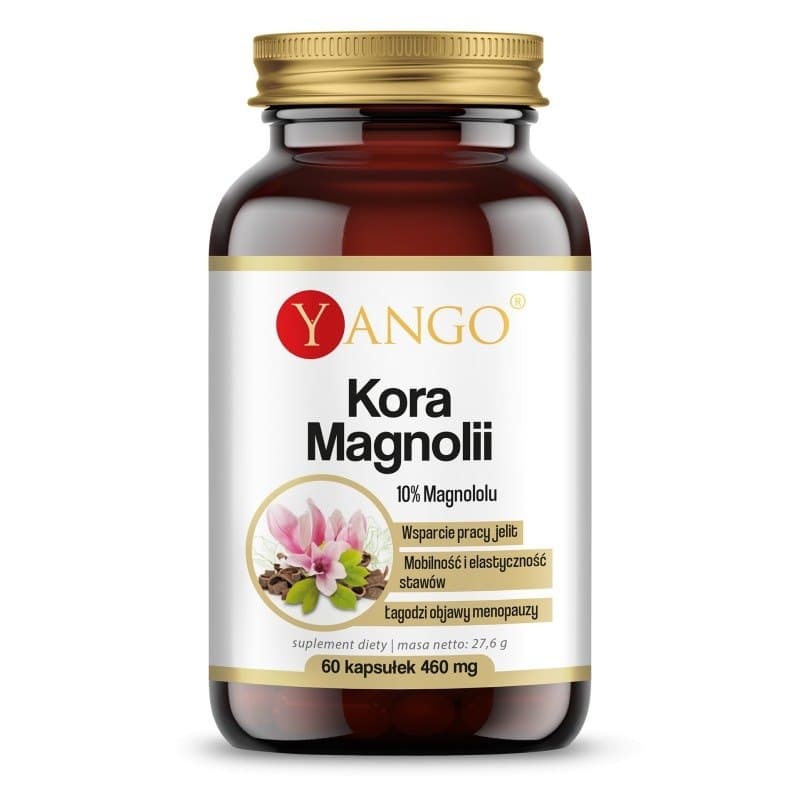 Yango Magnolia Bark - 370 mg magnoliabarksextrakt, 60 kapslar – Yango förpackning