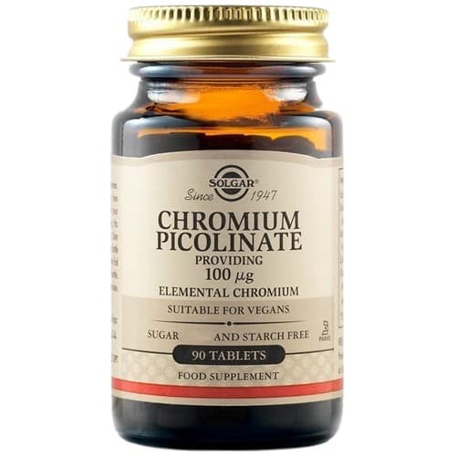 Solgar - Chromium Picolinate - 90 tabletter – Solgar förpackning
