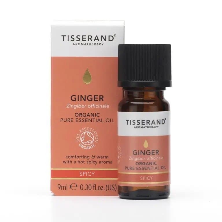 Tisserand Aromatherapy – Ingefära eterisk olja 9ml – Tisserand Aromatherapy förpackning
