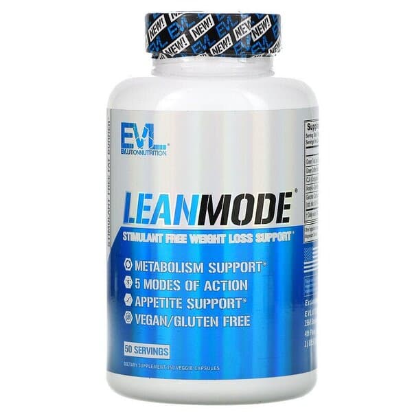 EVLution Nutrition Lean Mode Caps 150 vegetabiliska kapslar – EVLution Nutrition förpackning
