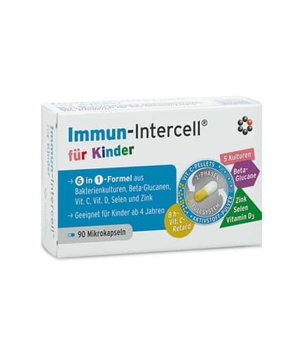 Intercell Pharma - Immun-Intercell För Barn - 90 Mikrokapslar – Intercell förpackning