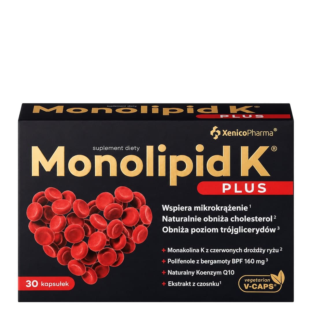 XenicoPharma - Monolipid K Plus, 30 Vcaps. XENICO PHARMA – XENICO PHARMA Verpackung