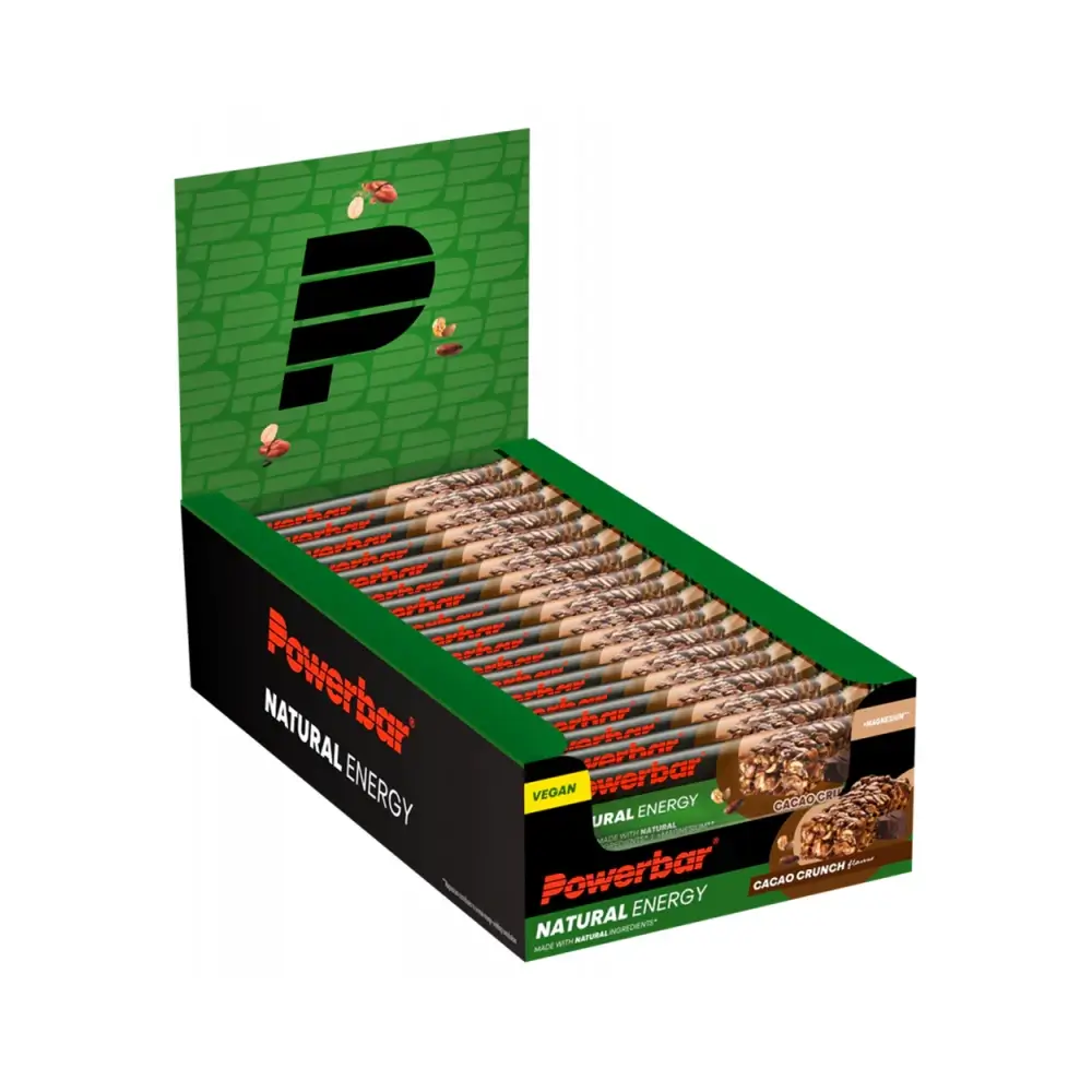 Powerbar Natural Energy Cereal Bar + Magnesium – Powerbar förpackning