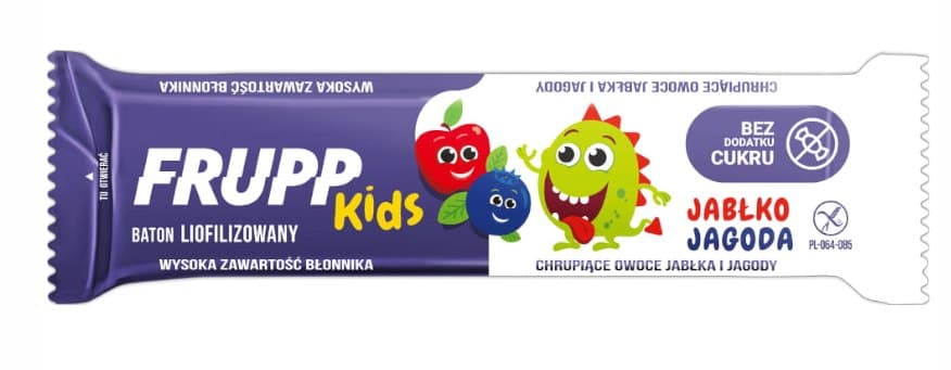 Frupp Kids Freeze-Dried Bar – Frystorkad fruktbar för barn – Frupp förpackning