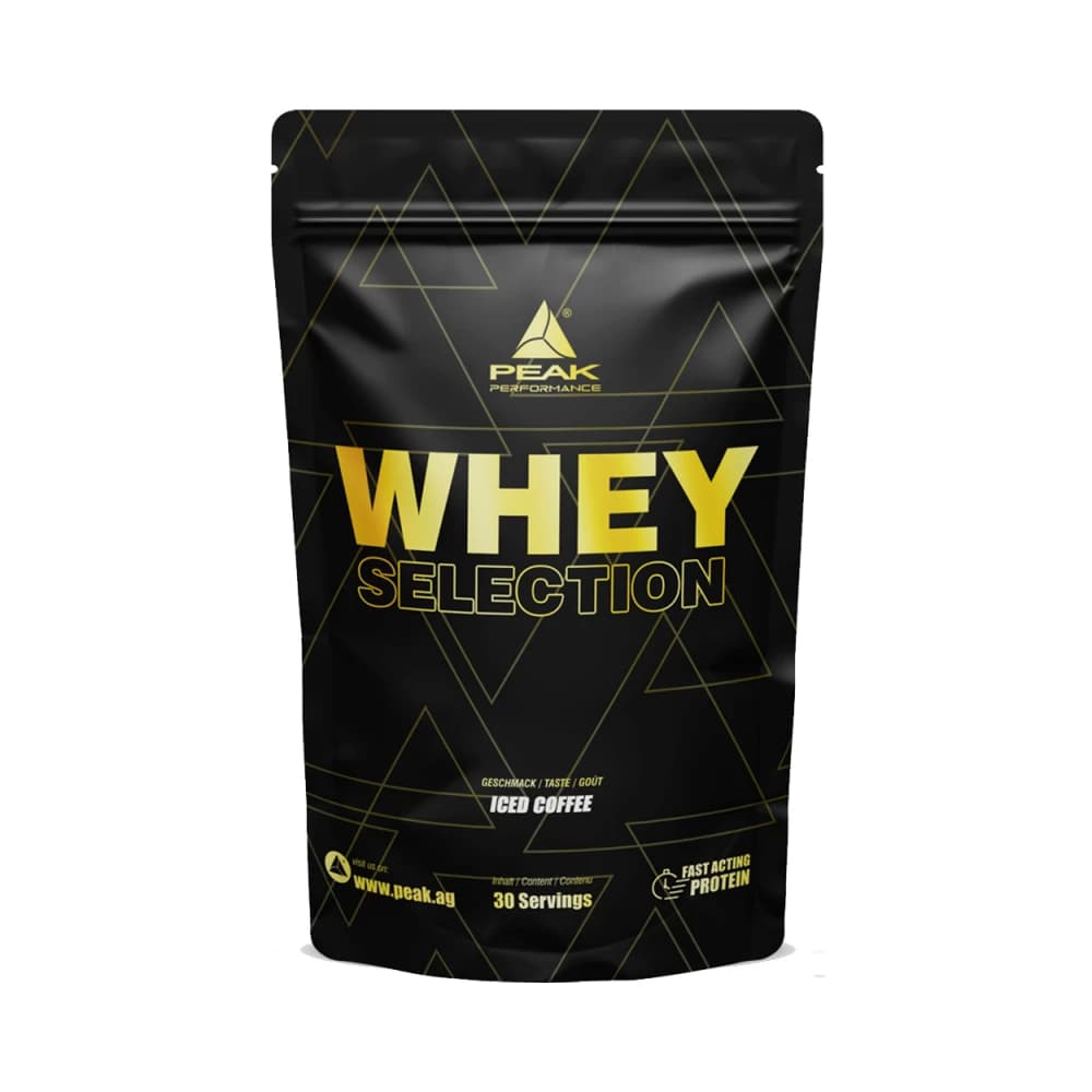 Peak Performance Whey Selection Iced Coffee – Peak Performance förpackning