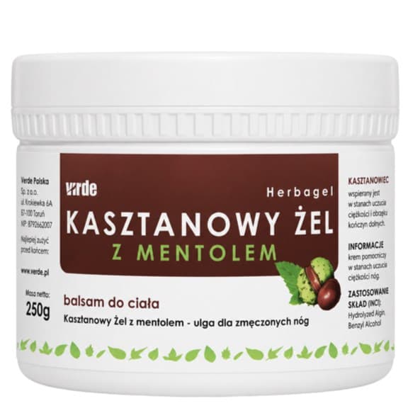 Virde - Kastanje Gel met Menthol – Virde verpakking
