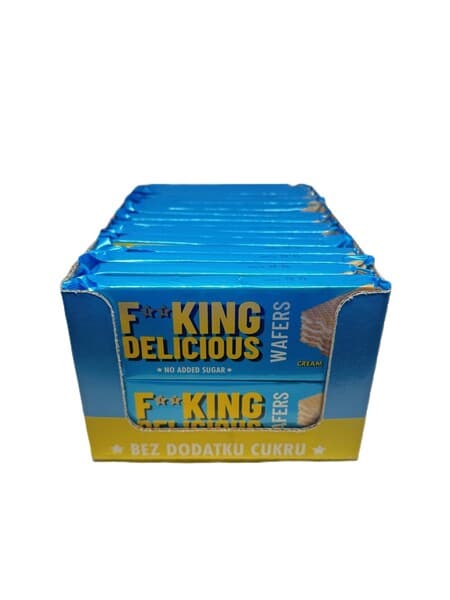Allnutrition - Delicious Wafers, Cream - 32 x 80g – Allnutrition förpackning