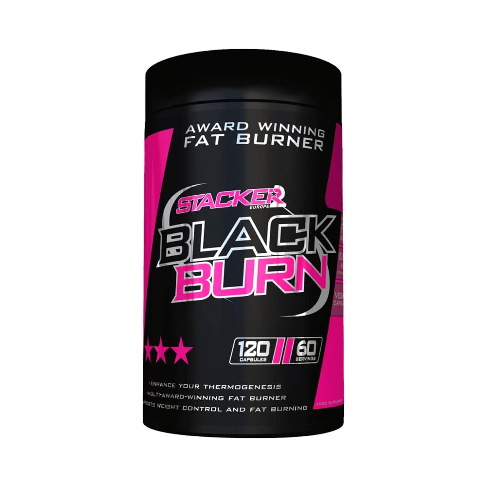 Stacker2 Black Burn 120 Caps – Stacker2 empaque