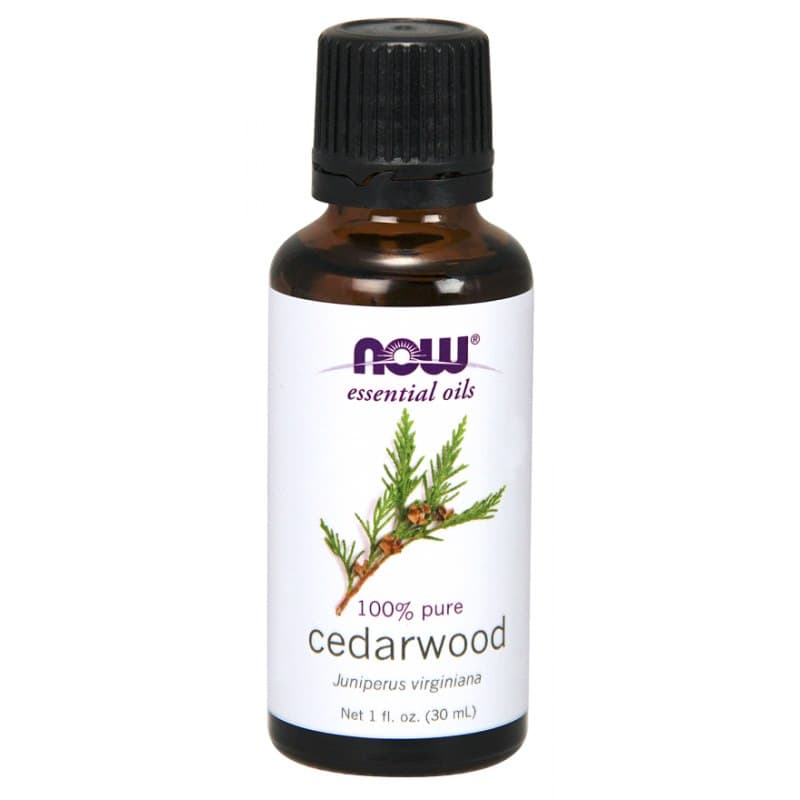 NOW Foods - Cedarwood Oil - 30ml – NOW Foods förpackning