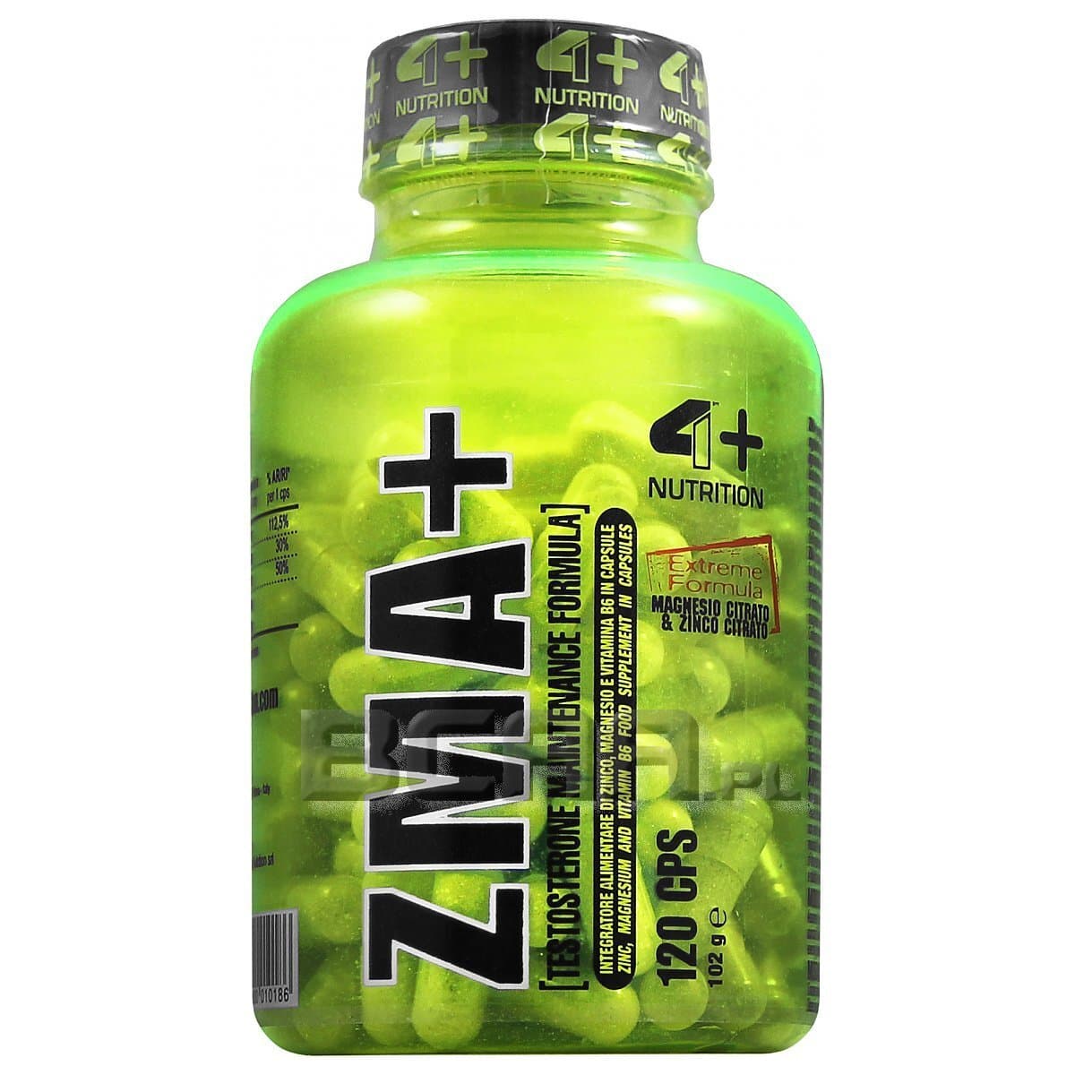 4 Sport Nutrition ZMA+ 120 kapslar