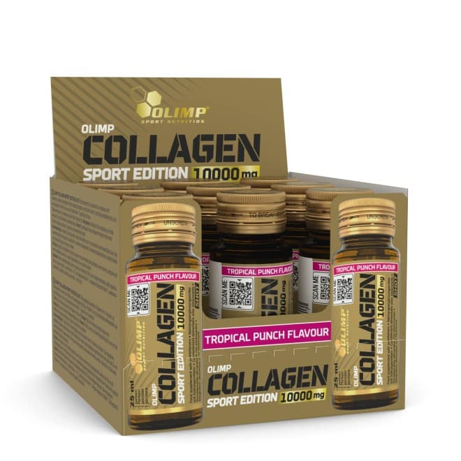 Olimp Labs Collagen Sport Edition Tropical Punch 9 x 25 ml – Olimp Labs förpackning
