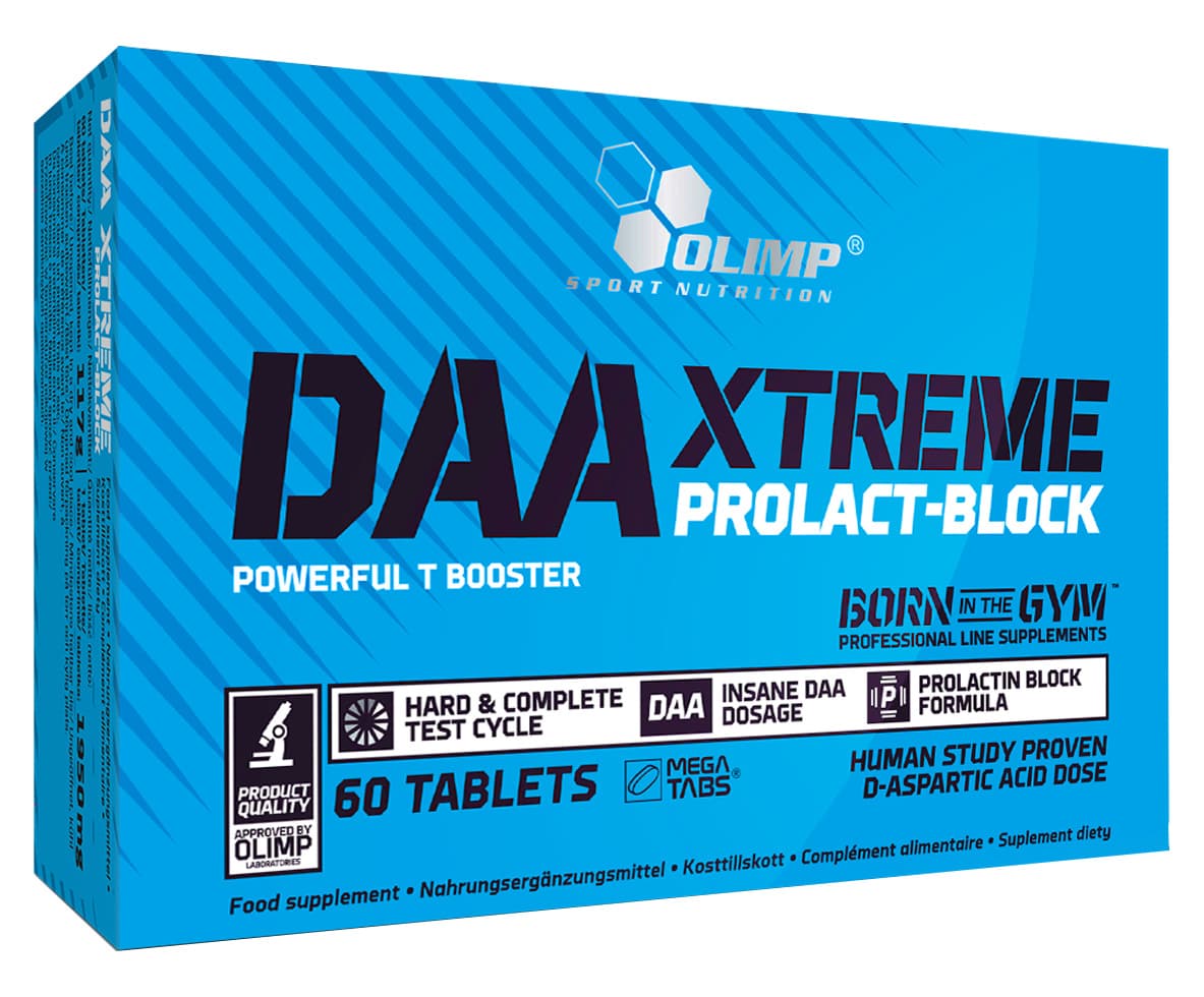 Olimp Labs - DAA Xtreme Prolact Block - 60 tabletter – Olimp Labs förpackning
