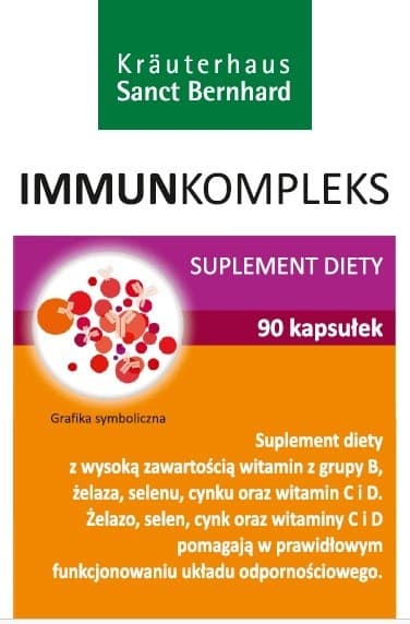 Kräuterhaus Sanct Bernhard Immune Complex - 90 kapslar – Kräuterhaus Sanct Bernhard förpackning