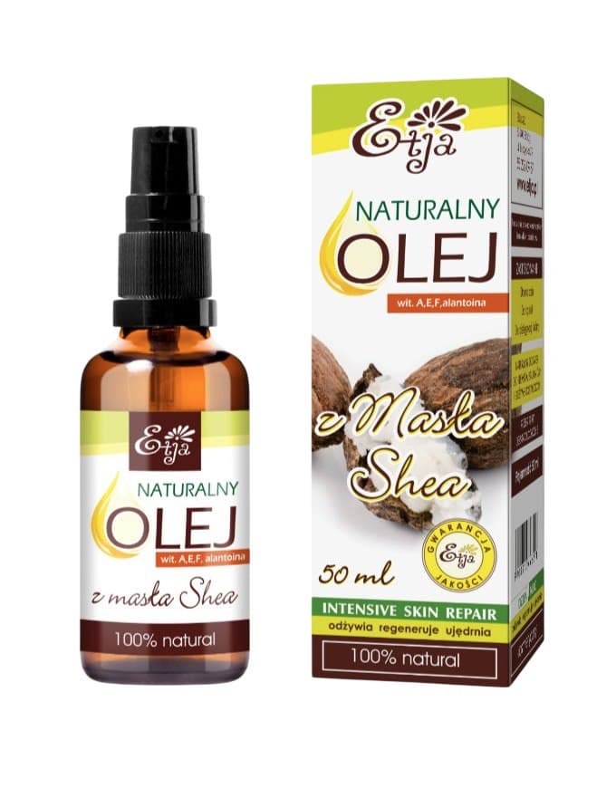 Etja - Naturlig Olja med Sheasmör - 50ml – Etja förpackning