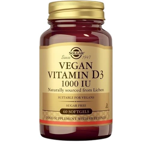 Solgar - Vegan Vitamin D3 - 60 Sgels – Solgar verpakking