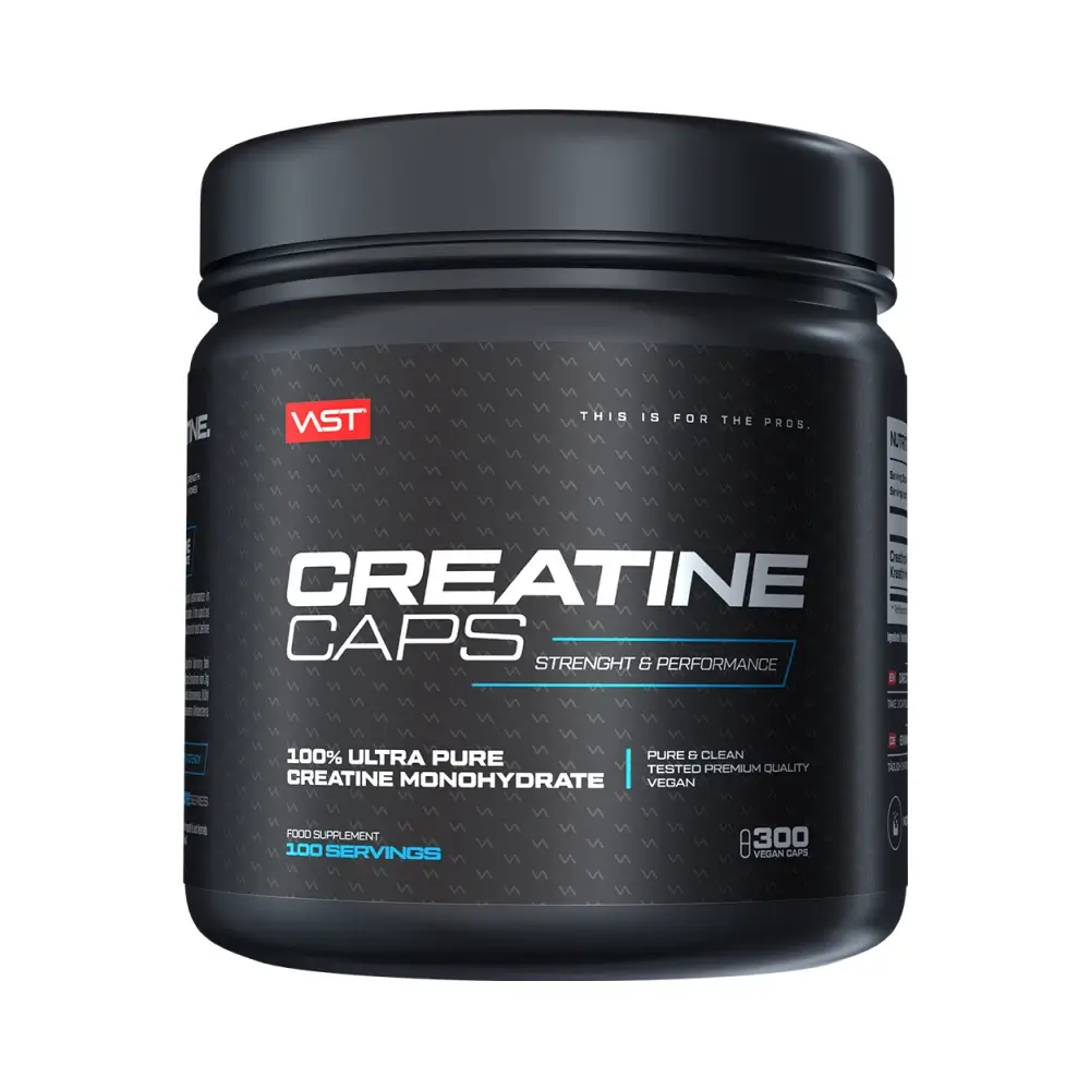 VAST Creatine Ultra Pure Caps – Unflavoured – VAST förpackning