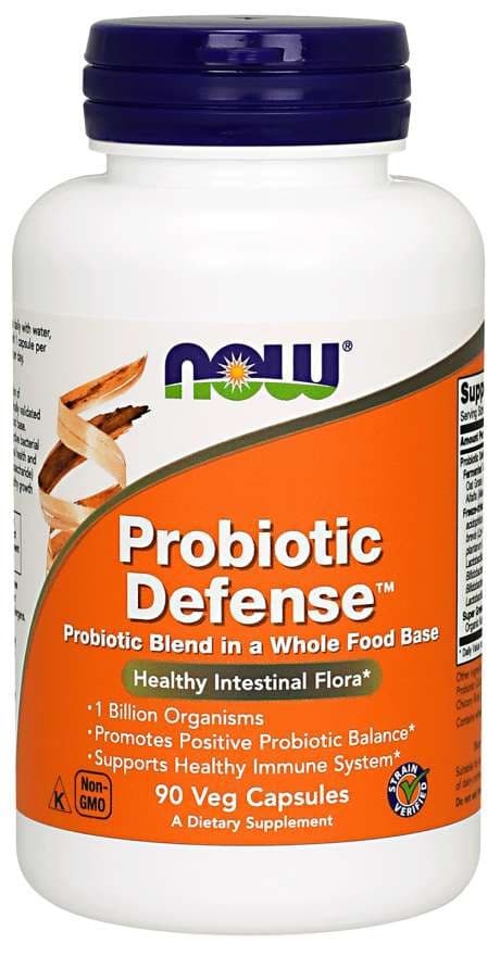 NOW Foods Probiotic Defense 90 vegetariska kapslar