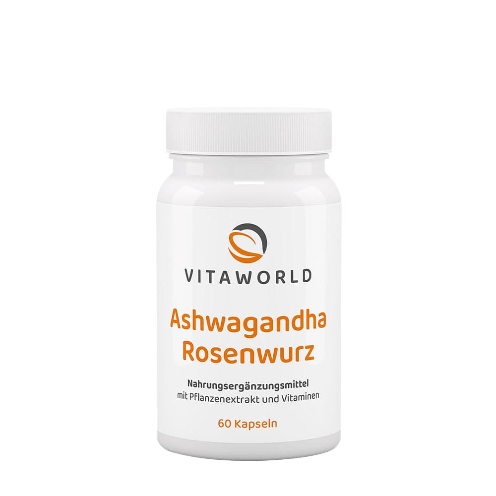 Vitaworld - Ashwagandha Rose Root Complex - 60 kapslar – Vitaworld förpackning
