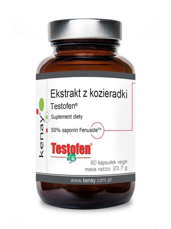 Kenay Testofen Fenugreek Extract 600 mg - 60 kapslar – Kenay förpackning
