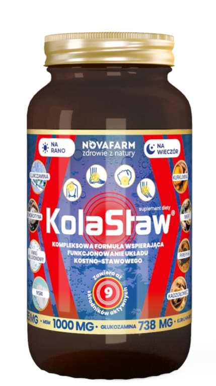 NOVAFARM KolaStaw capsules 100 pcs - soutien musculo-squelettique – Novafarm emballage