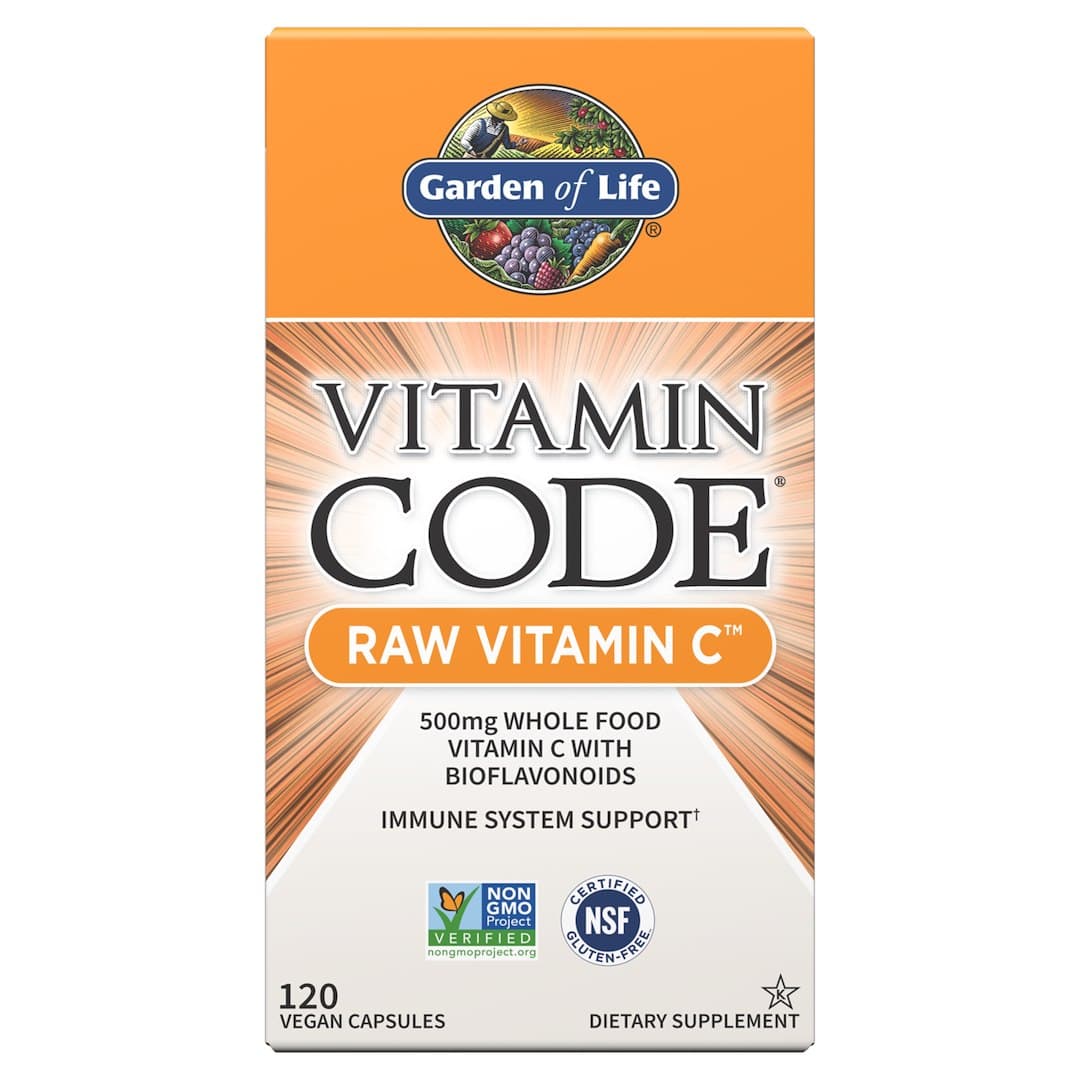 Garden Of Life - Vitamin Code Raw Vitamin C - 120 Vcaps – Garden Of Life förpackning