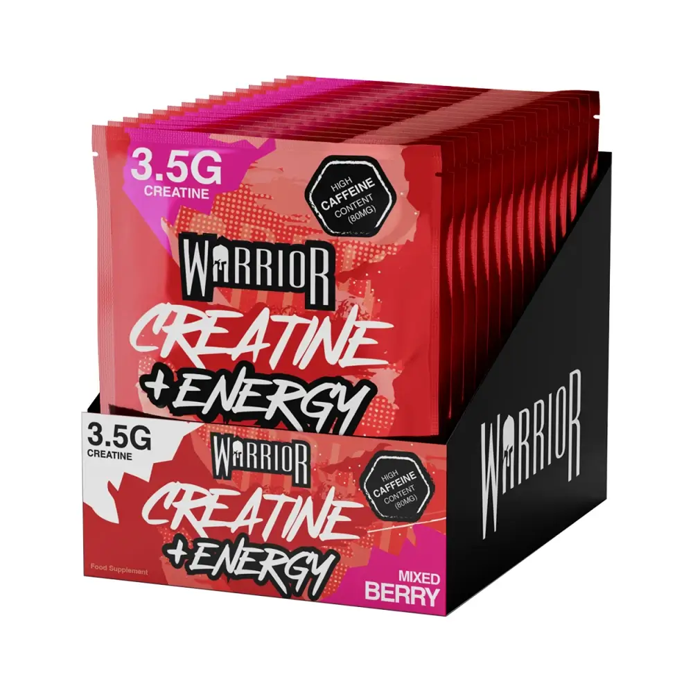Warrior Creatine Plus Energy Mixed Berry – Warrior empaque