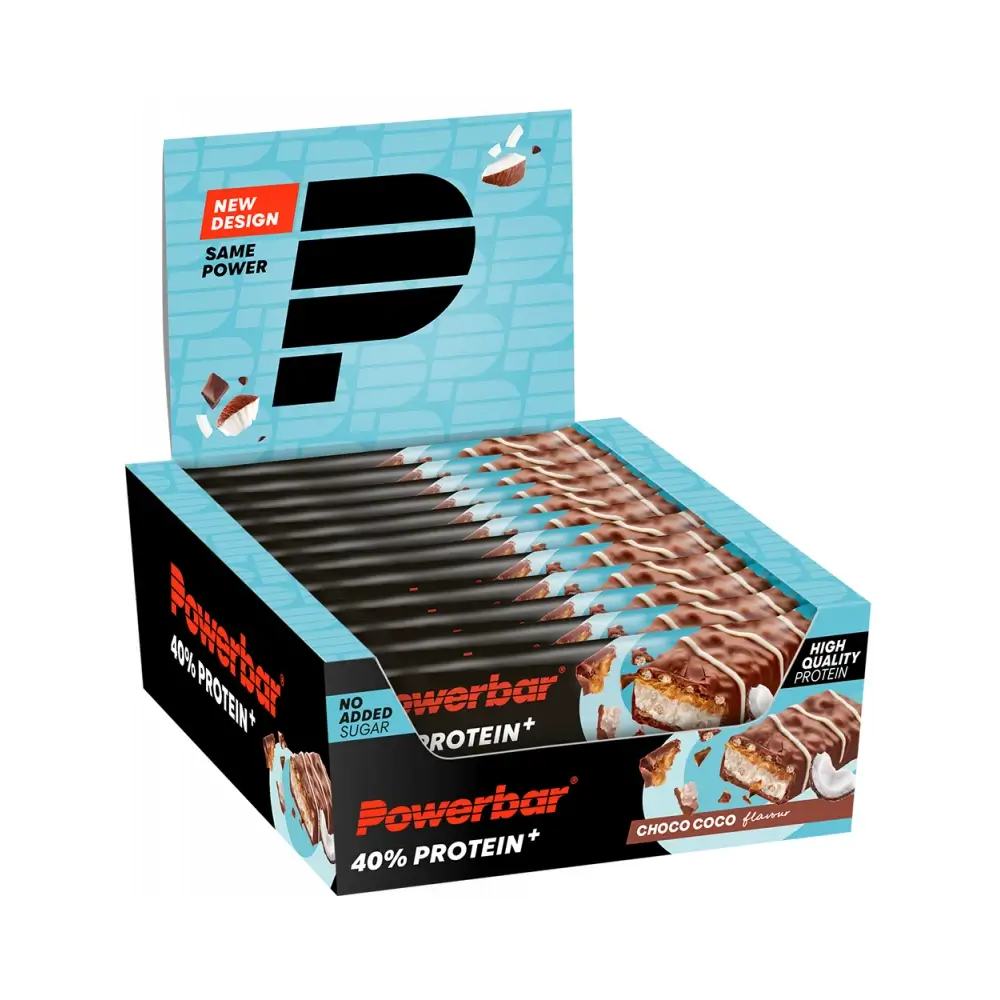 Powerbar 40% Protein + Crisp Bar – Powerbar förpackning