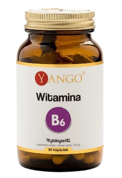 Yango - Vitamin B6 6mg - 90 kapslar – Yango förpackning
