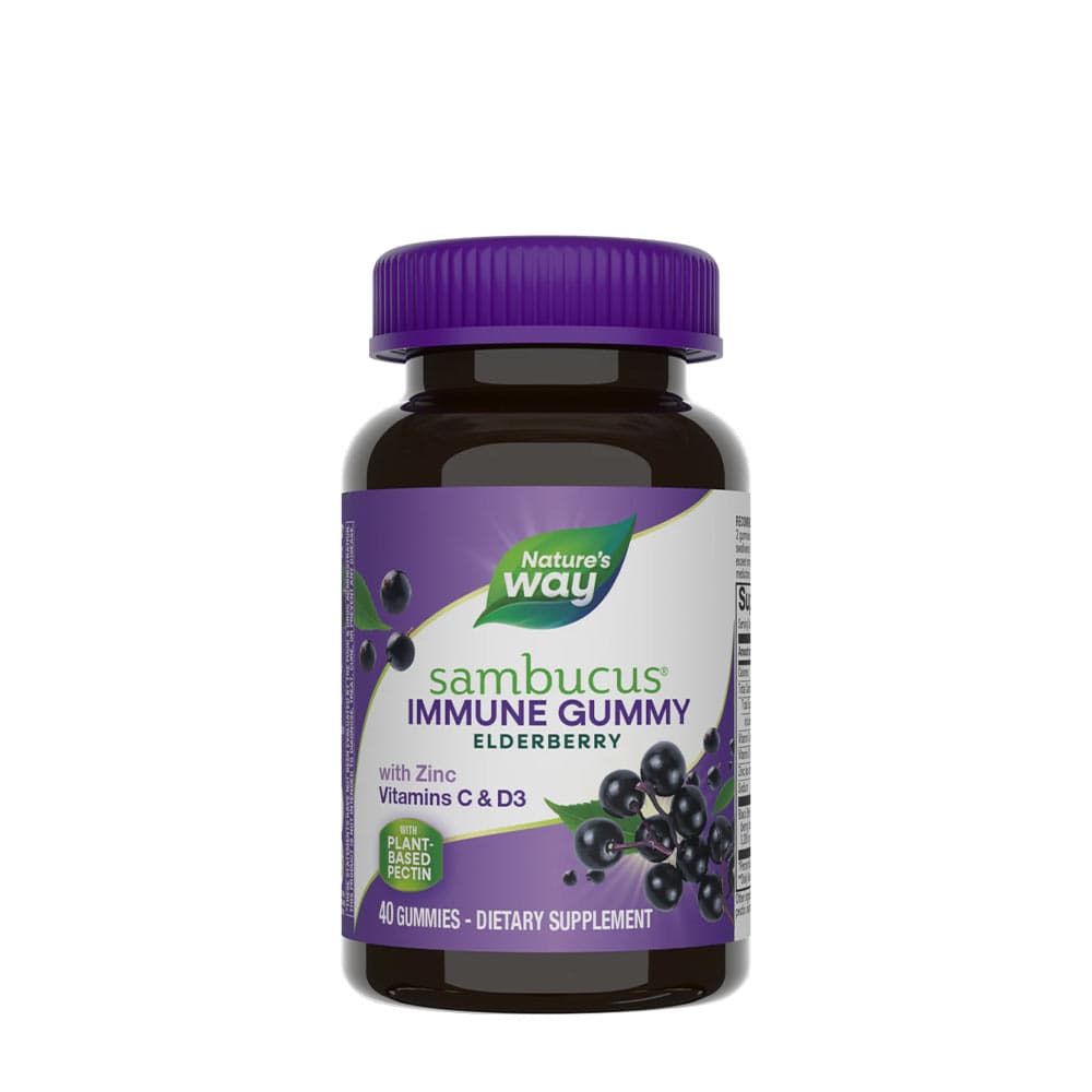 Nature's Way Fläderbärsgummisar - 60 Gummisar – Nature's Way förpackning